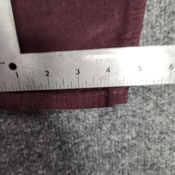 NWT SANCTUARY Purple Social Skinny High Rise Stretch Velvet Pants SIZE 26 - Picture 11 of 16